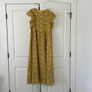 Ann Taylor Kids Dress in Floral Yellow